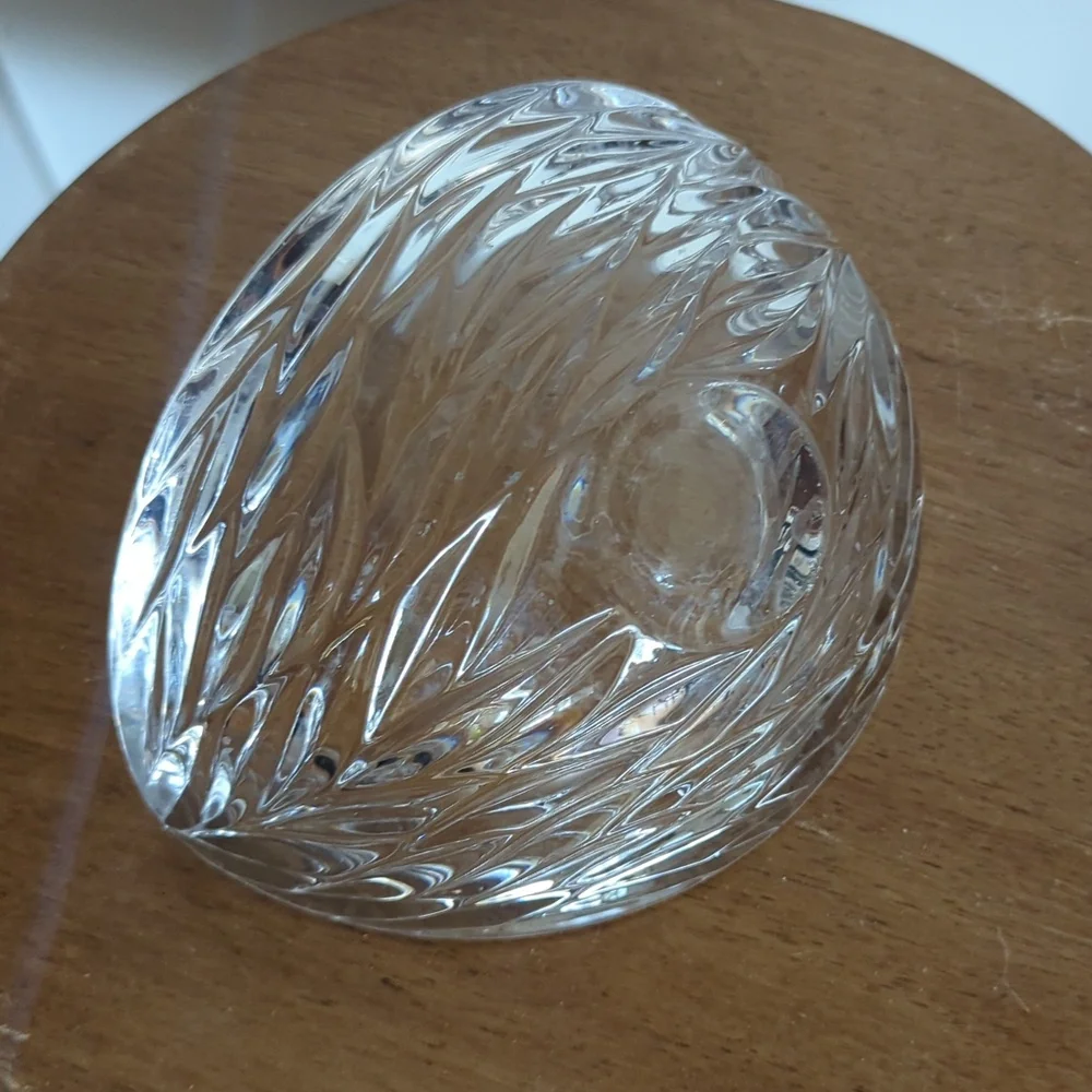 Clear Crystal Glass Decorative Bowl